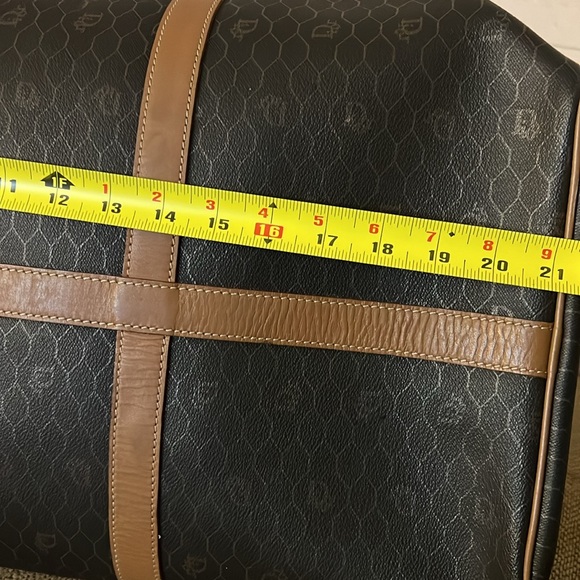 Vintage Christian Dior black honeycomb weekend duffle bag - Picture 4 of 13